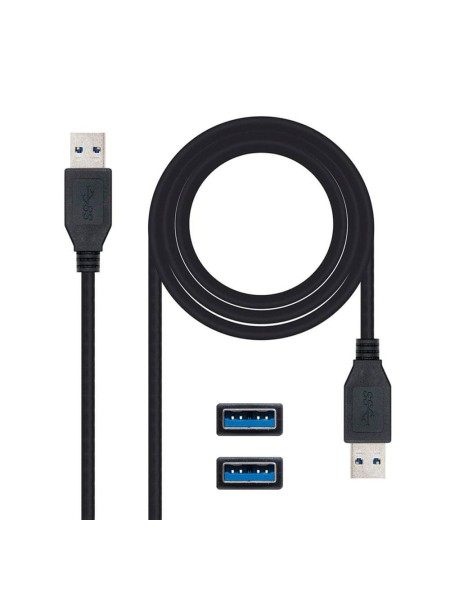 Cable USB 3.0 M/M  2m / Nanocable 10.01.1002-bk