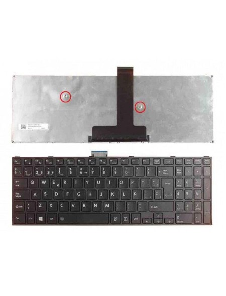 Teclado compatible para portátil TOSHIBA Satellite pro r50-c / a50-c / z50-c / Negro