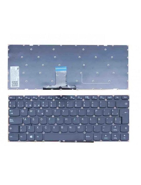 Teclado compatible para portátil LENOVO IdeaPad 310s-14 / 310s-14isk / 510s-14ikb / 710s-14 / negro sin marco / win 8
