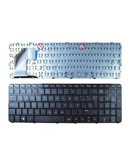 Teclado compatible para portátil HP Pavilion sleekbook 15-b con marco win8