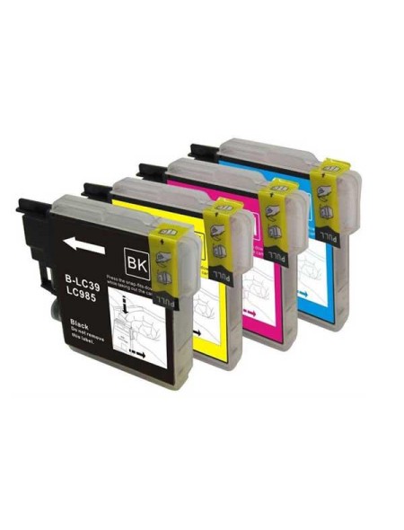 Tinta genérica para BROTHER LC980 / LC985 / LC1100 XL Negro