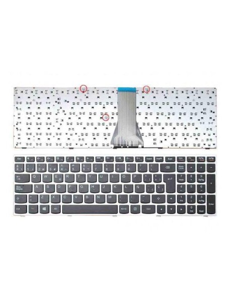 Teclado compatible para portátil LENOVO G50-45 /G50-70 / Marco Plata