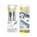 Cable de carga USB con conector jack DC 9V / 2a / 5.5x2.1mm / NB1333 / Negro