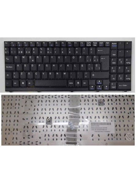 Teclado compatible para portátil LG Lw60 / Lw70 / Lw75 / Negro