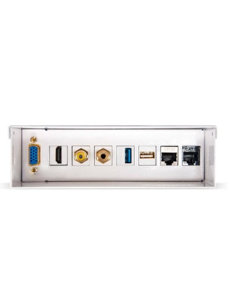 Caja conexiones multimedia de pared / Nanocable / 10.35.0003 / Blanco