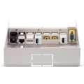 Caja conexiones multimedia de pared / Nanocable / 10.35.0003 / Blanco