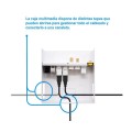 Caja conexiones multimedia de pared / Nanocable / 10.35.0003 / Blanco