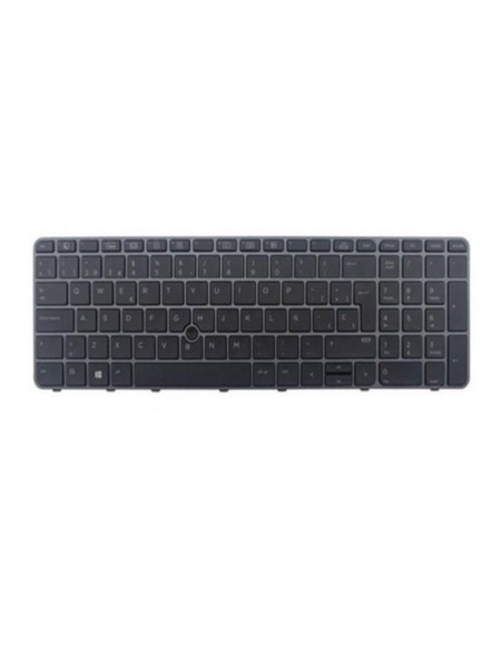 Teclado compatible para portátil HP 755 G3 / 850 G3 Marco Gris Retroiluminado + Pointstick