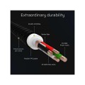 Cable datos USB 2.0 a Lightning Iphone 5-12 / 2m / 2.4a / Led Blanco / KABGC12 / Greencell