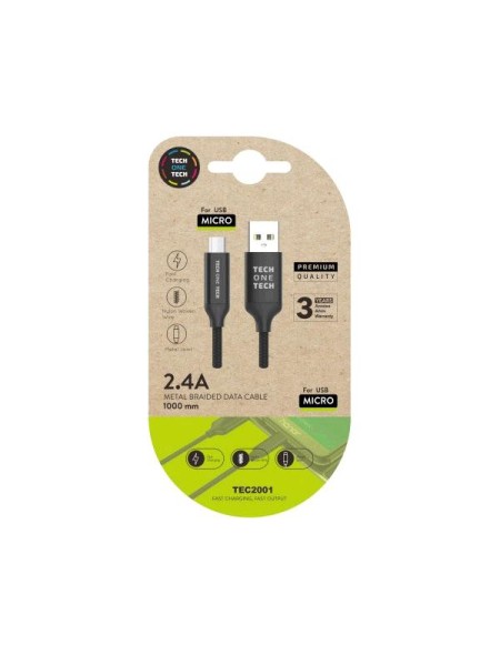 Cable alimentacion Philips forma ocho / IEC C7 / 1.5m / Powertech / Cab-P017