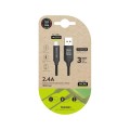 Cable alimentacion Philips forma ocho / IEC C7 / 1.5m / Powertech / Cab-P017