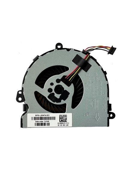 Ventilador compatible para portátil HP Pavilion 15-db / 15-da /  250 G7 / 255 G7 / 256 G7 /  L20474-001