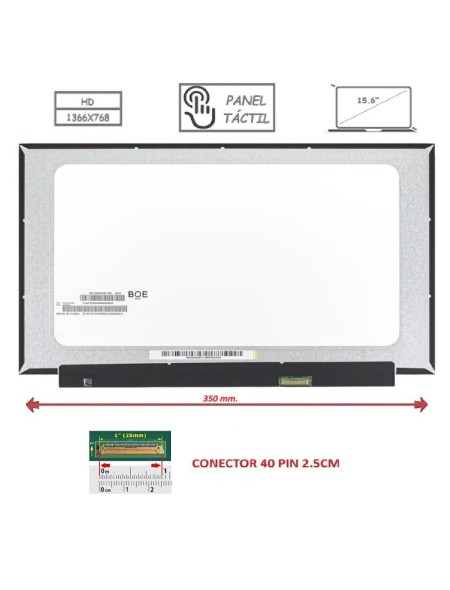 Pantalla compatible para portátil LED 15.6