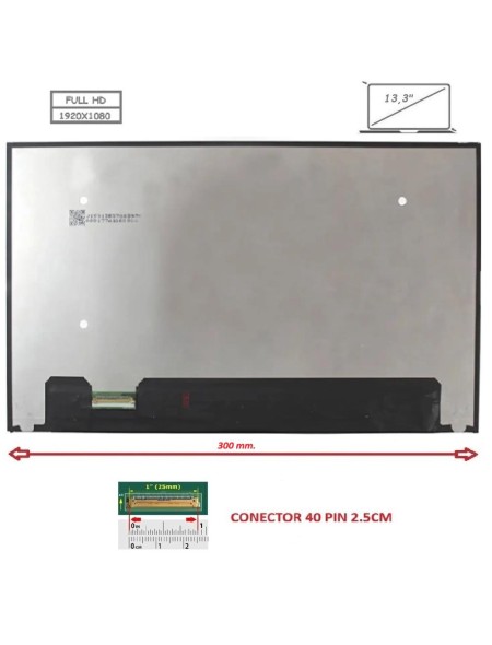 Pantalla compatible para portátil LED 13.3