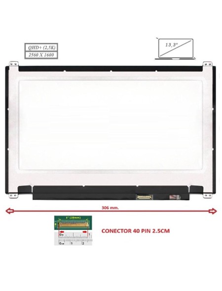 Pantalla compatible para portátil LED 13.3