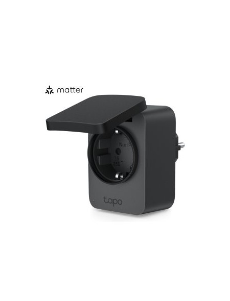 ÷ Enchufe inteligente exterior wifi tp-link tapo p410m smart plug matter ip54 monitorizacion energia n