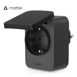 ÷ Enchufe inteligente exterior wifi tp-link tapo p410m smart plug matter ip54 monitorizacion energia n