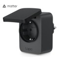 ÷ Enchufe inteligente exterior wifi tp-link tapo p410m smart plug matter ip54 monitorizacion energia n