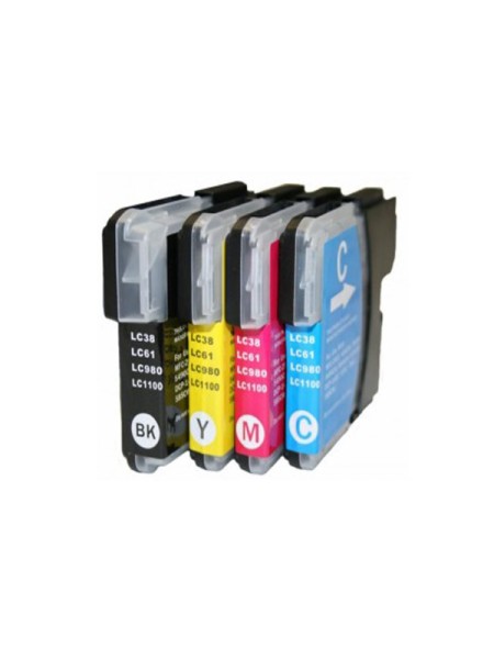 Tinta compatible Dayma para BROTHER LC980 XL / LC1100 XL / LC985 Negro 300 pag.