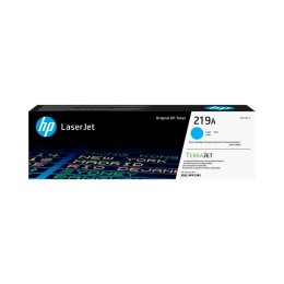 ÷ Cartucho de tóner original laserjet 219a cian