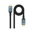 Cable HDMI 2.1  M/M / 2 metros / 8K / Hdr / eArc / 48Gbps / Iris / Nanocable 10.15.8002