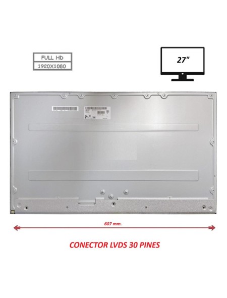 Pantalla compatible para AIO LED 27
