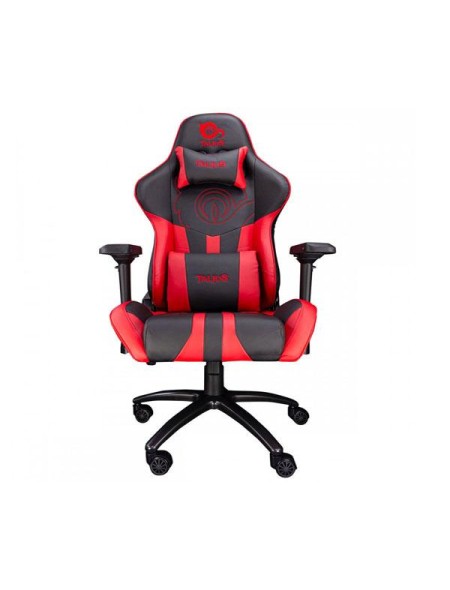 Silla Talius Gaming Viper Negra-Roja / Apoya brazos 4D / Base metal / Ruedas 60mm Nylon / Inclinacion Butterfly / Hasta 120Kg