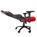 Silla Talius Gaming Viper Negra-Roja / Apoya brazos 4D / Base metal / Ruedas 60mm Nylon / Inclinacion Butterfly / Hasta 120Kg