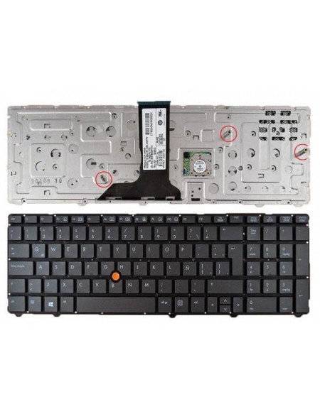 Teclado compatible para portátil HP Elitebook 8760p / 8770p / 8770w / 8760w / Negro