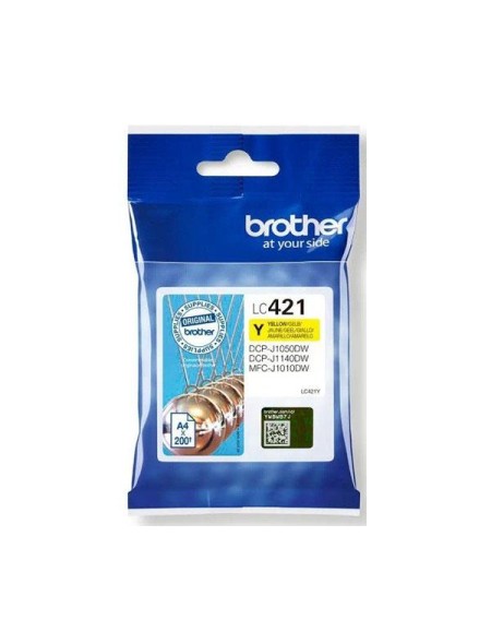 Tinta Original Brother LC421 Amarillo
