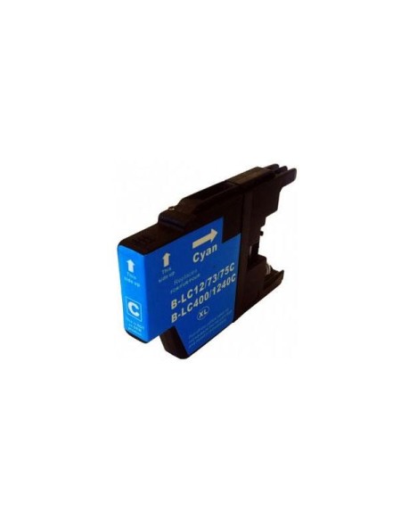 Tinta genérica para BROTHER LC1220 / LC1240 / LC1280 XL Cian