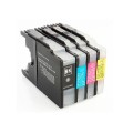 Tinta genérica para BROTHER LC1220 / LC1240 / LC1280 XL Cian