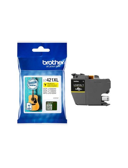 Tinta Original Brother LC421 XL Amarillo