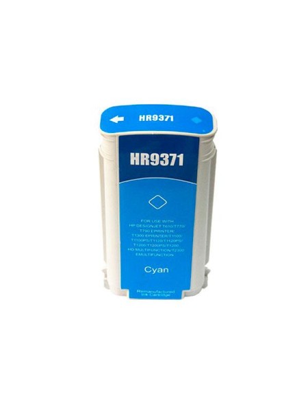 Tinta genérica para HP n72 cyan  c9371a