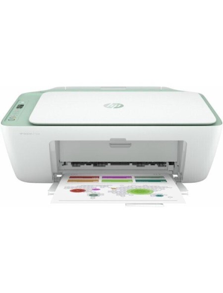 Impresora multifuncion Hp deskjet 2722e / Wifi / A4 / 6ppm / Blanca