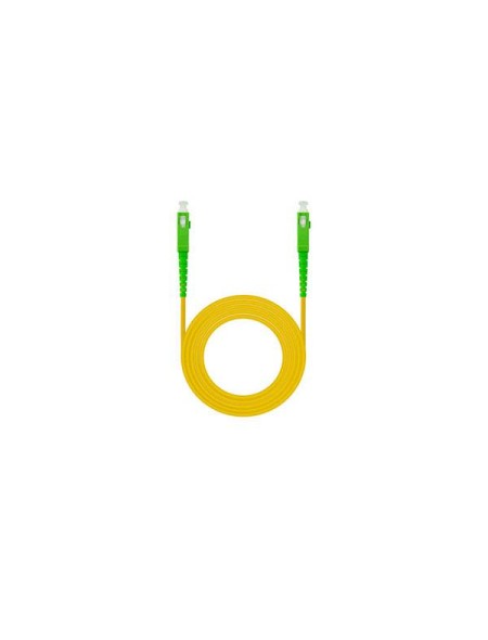 Cable Fibra Optica Monomodo Sc Apc/sc  Apc 9/125u  20 Metros LSZH / Nanocable 10.20.0020