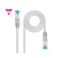 Cable red latiguillo RJ45 Cat.7 SFTP / LSZH / 10 metros / 10 Gbit/s / Gris / Nanocable 10.20.1710