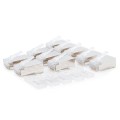 Conector RJ45 8 hilos cat.6 Ftp blindado con guias (pack 10 uds) Nanocable 10.21.0203