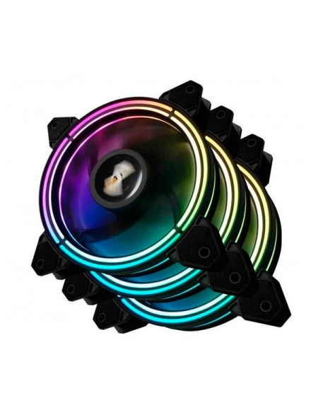 Ventilador Caja Gaming Darkflash CF11 Pro (3 en 1) / 120mm / Rgb Aura Sync