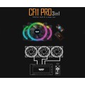 Ventilador Caja Gaming Darkflash CF11 Pro (3 en 1) / 120mm / Rgb Aura Sync