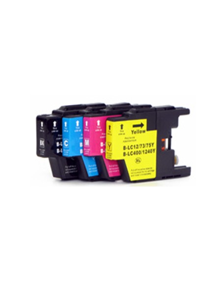 Tinta genérica para BROTHER LC1220 / LC1240 / LC1280 XL Negro