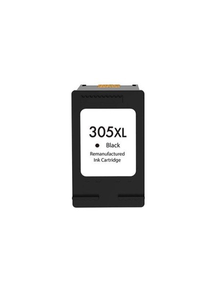 Tinta reciclada genérica para HP n305 XL Negro (Muestra el nivel de tinta)