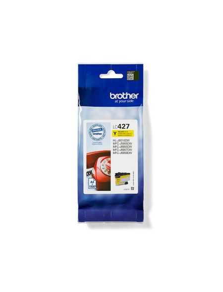 Tinta Original Brother LC427 Amarillo / 1.500 Pag.