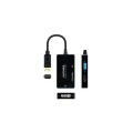 Conversor DisplayPort a HDMI / DVI / VGA / 20cm / Negro / 10.16.3301-ALL