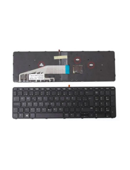 Teclado compatible para portátil HP Probook 650 G2 / 650 G3 / 655 G2 / 655 G3 / 450 G3 / 455 G3 / Retroiluminado