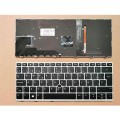 Teclado compatible para portátil HP Elitebook 830 G5 / 830 G6 / Marco Plata / Retroiluminado