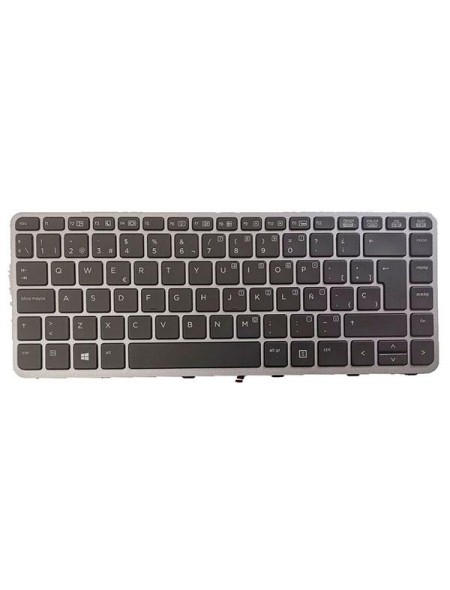 Teclado compatible para portátil HP Compaq Elitebook 1040 G1 / Negro / 736933-071