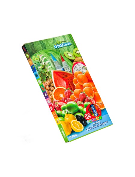 Lapices colores OBON pack 12 unid. Fruits