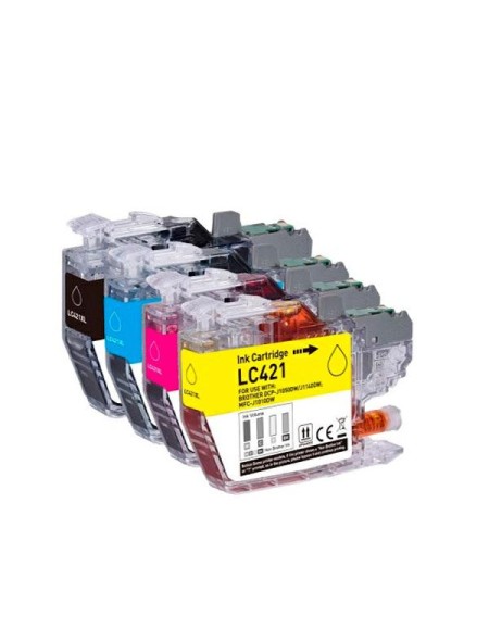 Tinta compatible Dayma para BROTHER LC421 Magenta 200 pag.