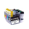 Tinta compatible Dayma para BROTHER LC421 XL Amarillo 500 pag.